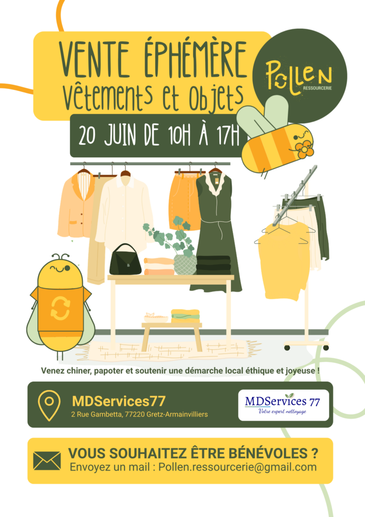 vente éphémère AFFICHE 20 JUIN