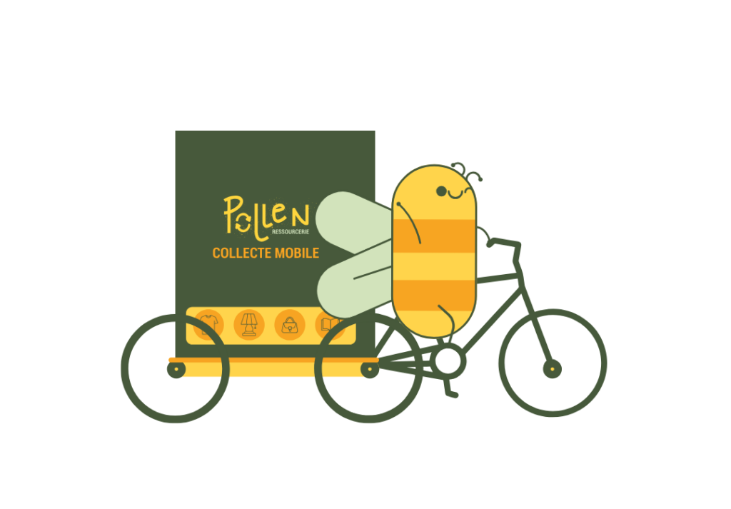 Abeille Vélo cargo colecte mobile