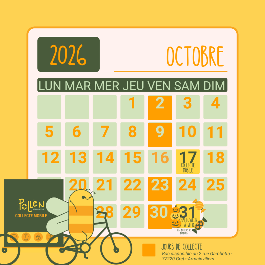 Agenda Pollen octobre 2026
